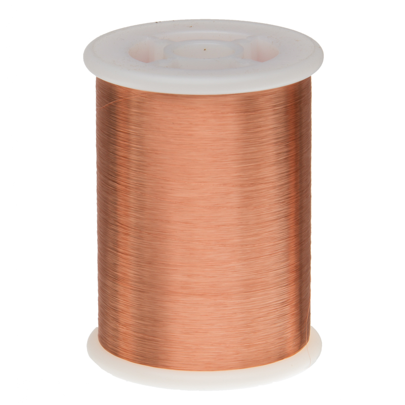 42 AWG Gauge Enameled Copper Magnet Wire 1.0 lbs 51313′ Length 0.0026″ 155C Nat