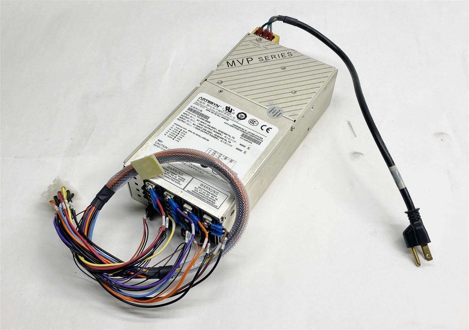 ASTEC MVP Series MP4-1D-1E-4LL-4NN-00 Power Supply w/ BD LSR II Wiring Harness