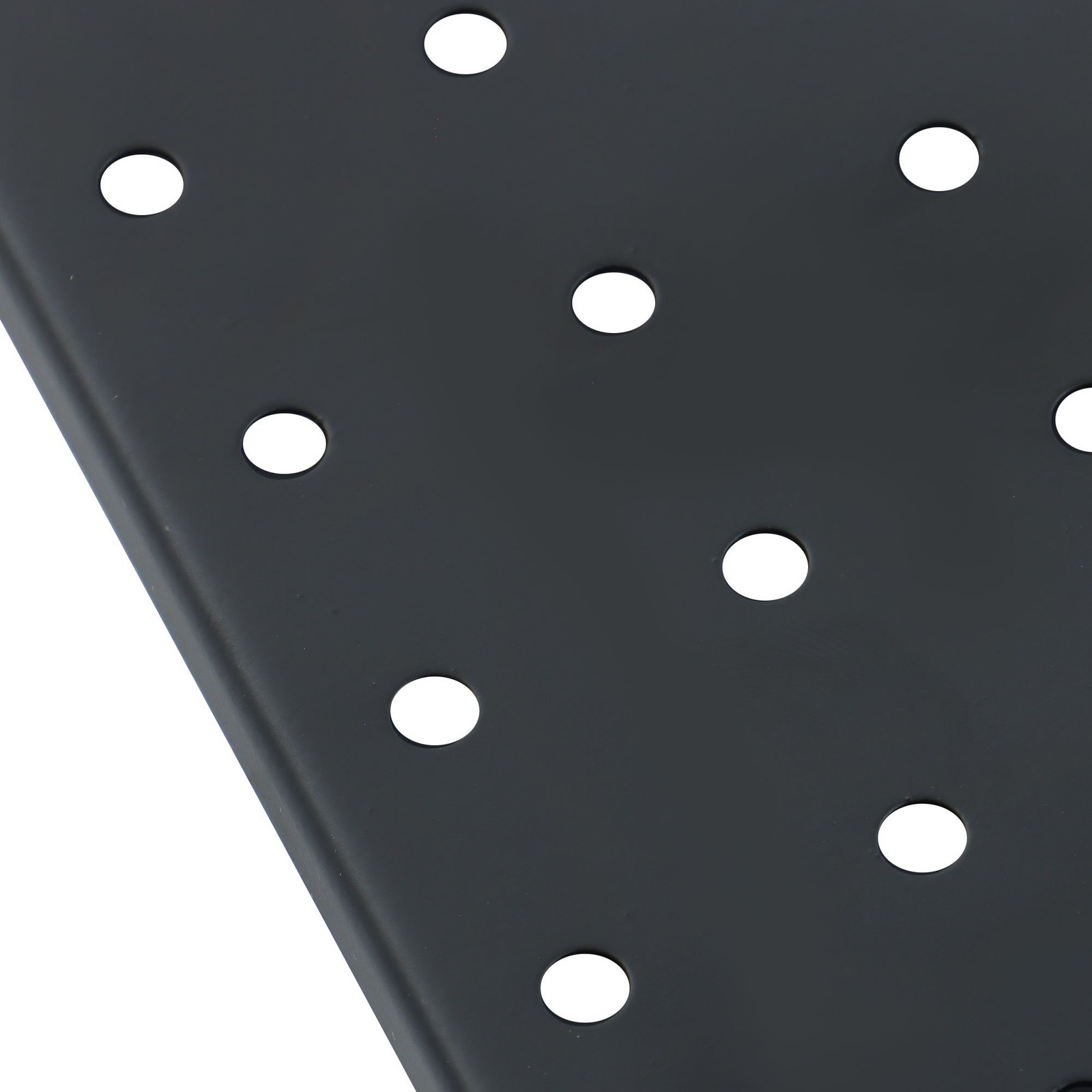 4 Pack 12″x12″ Heavy Duty Black Metal Pegboard Panels Pegboard Wall Organizer
