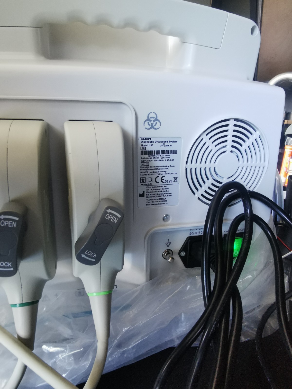 EDAN U50 DEMO Ultrasound System with 2 probes