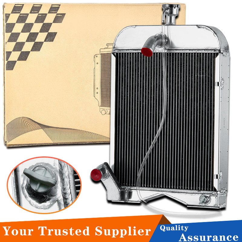 3 Row Aluminum Radiator For Ford Tractor 9N 8N 2N Model 8N8005 AR2018 w/Cap