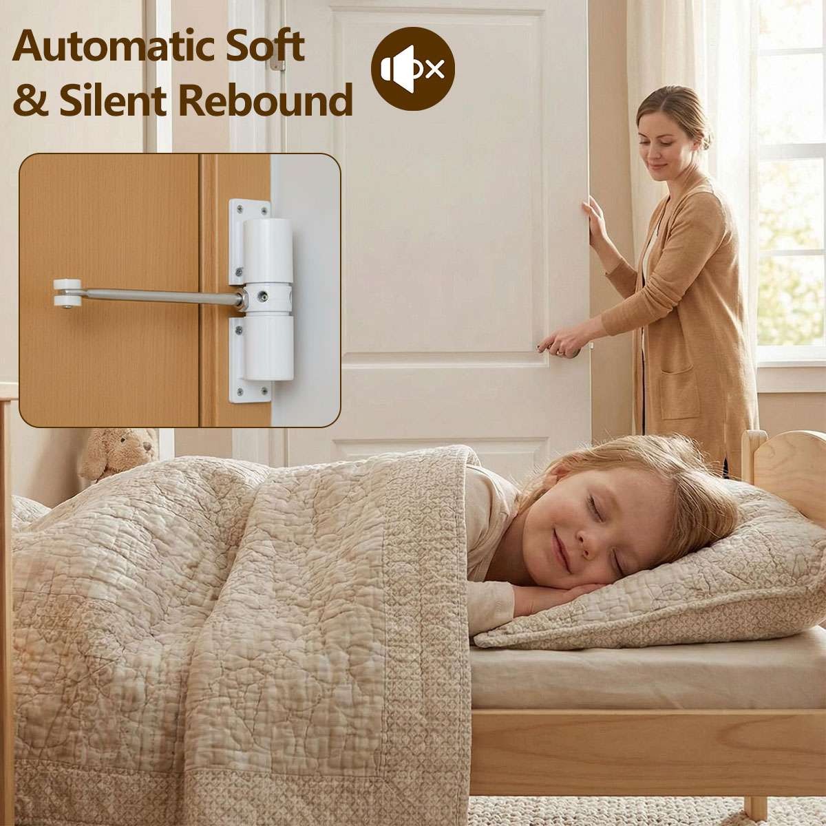 Automatic Door Closer Safety Spring Door CloserDoor Closer for Door Self new