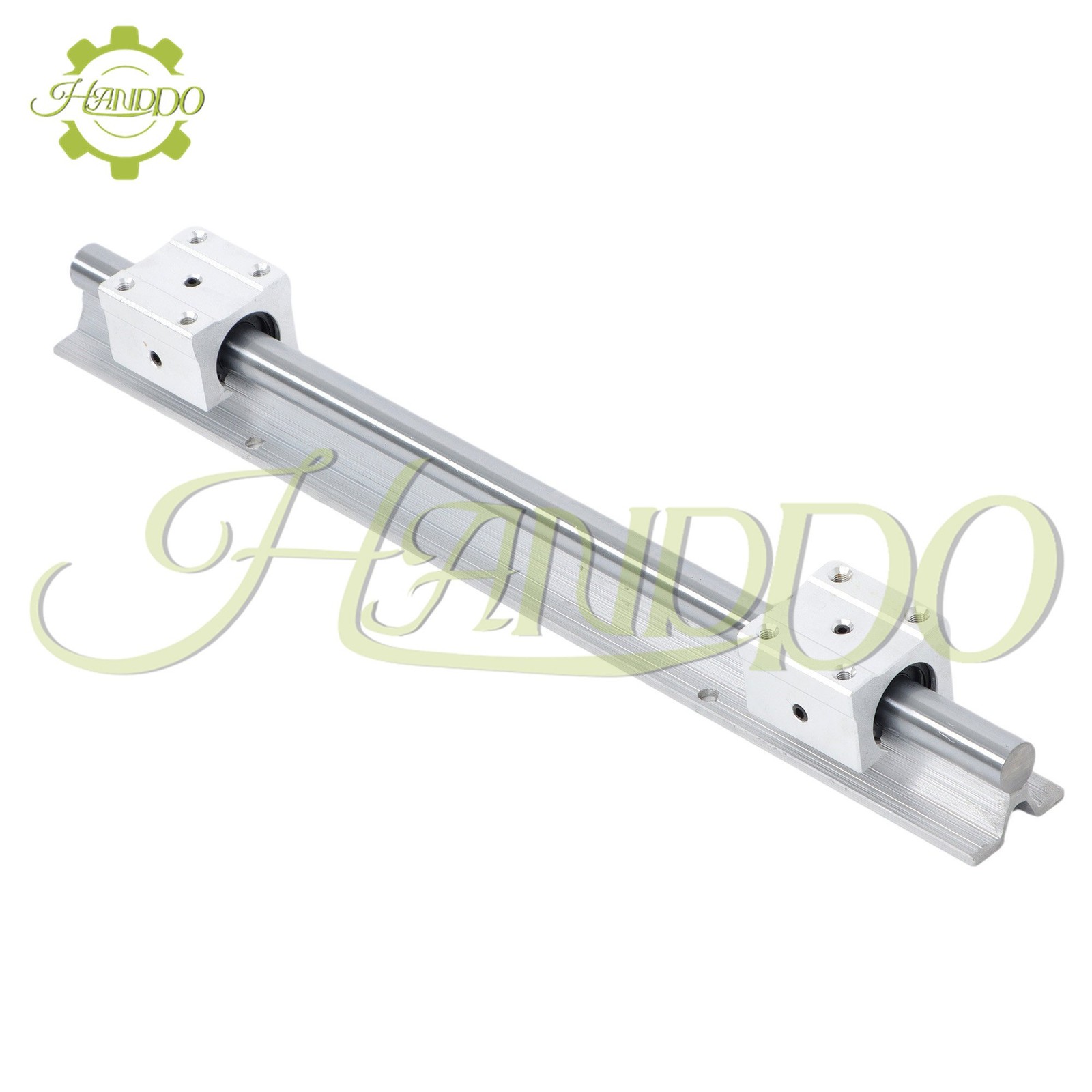 2Pcs SBR16-400mm & 4PCS SBR16UU Carriage Bearing Blocks Linear Bearings 16mm Dia