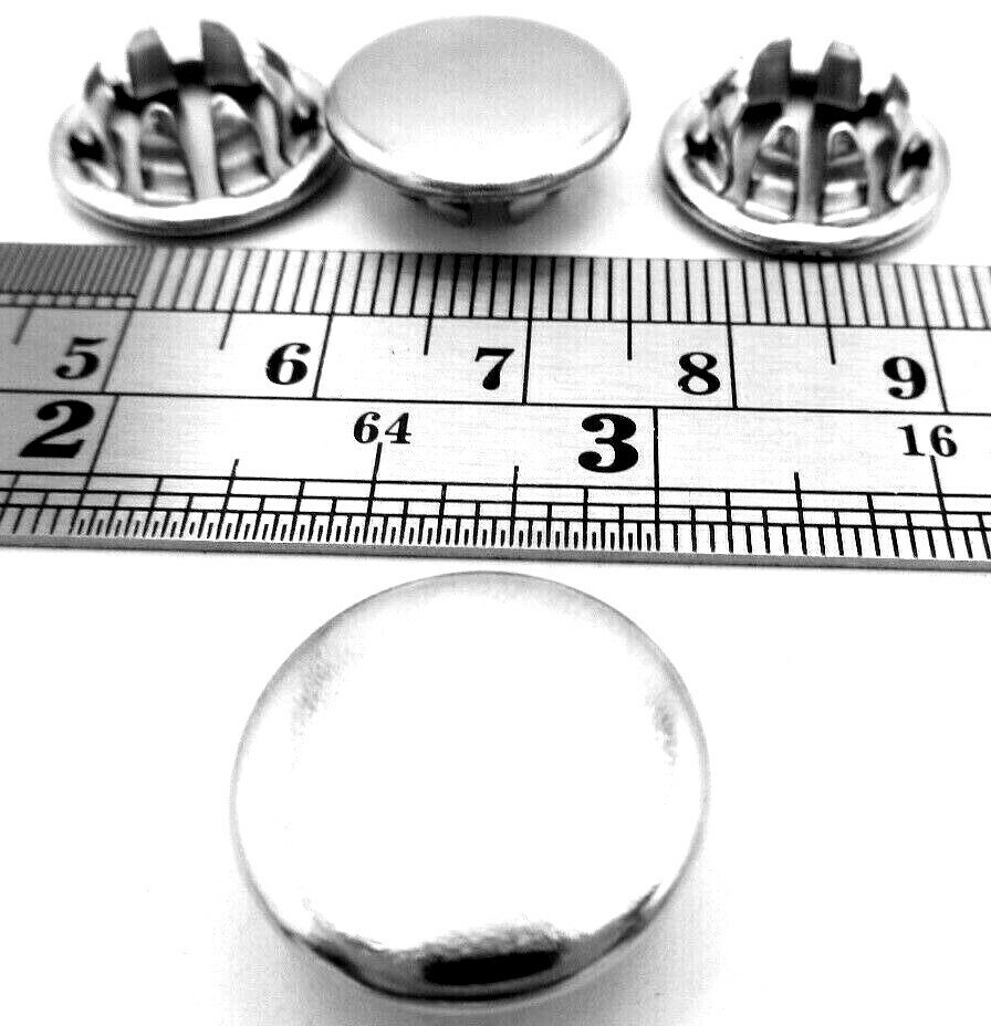 7/16″ Hole Fit Cap Round Nickel Plated Steel Cap Plug For 7/16″ Hole All Weather