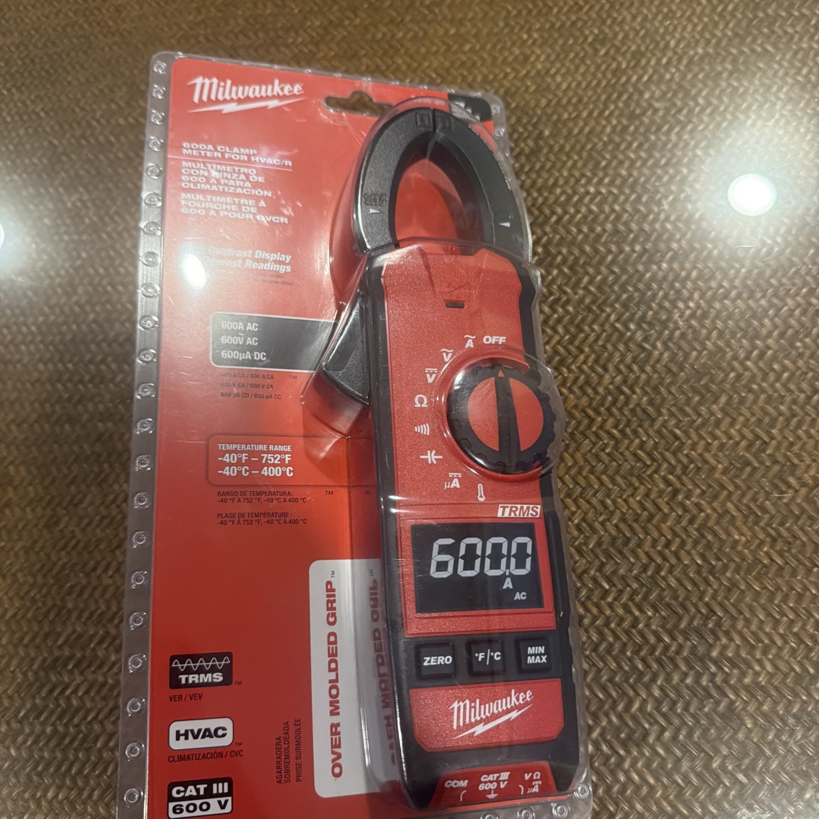 NEW MILWAUKEE 2236-20 600A CLAMP MULTI METER ELECTRICAL TESTER DIGITAL FREESHIP