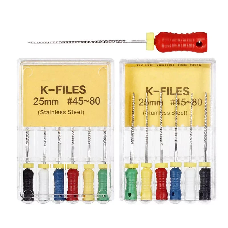Dental Endodontic Stainless Steel Endo Root Canal Files C File/K Files Hand Use