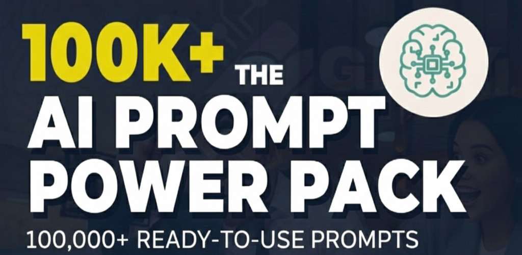 100,000 AI Prompt Library ChatGPT Midjourney Claude Run Your Business SEO Resale