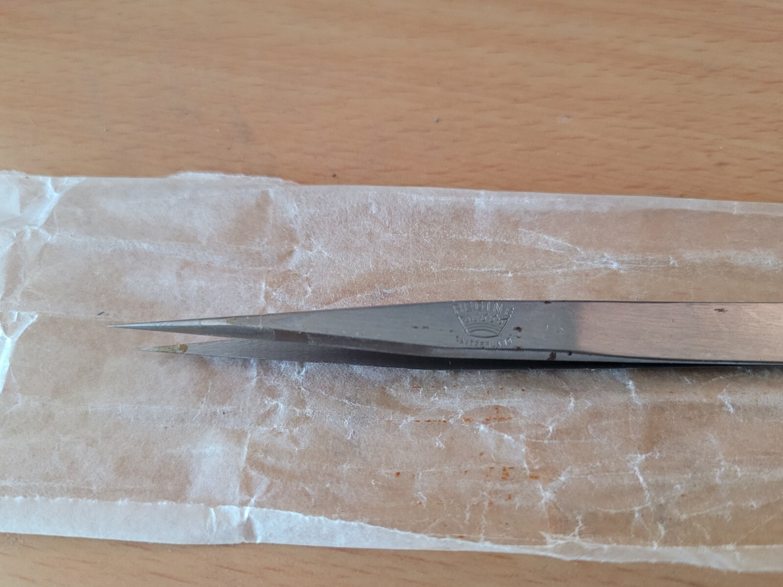 Regine Tweezers 3C Carbon Steel Made by Regine SWITZERLAND