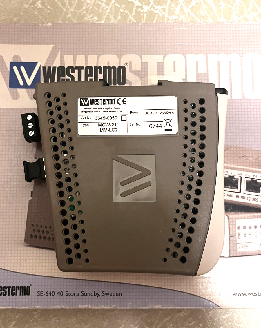 Westermo MCW-211-MM-LC2 Industrial Ethernet Media Converter