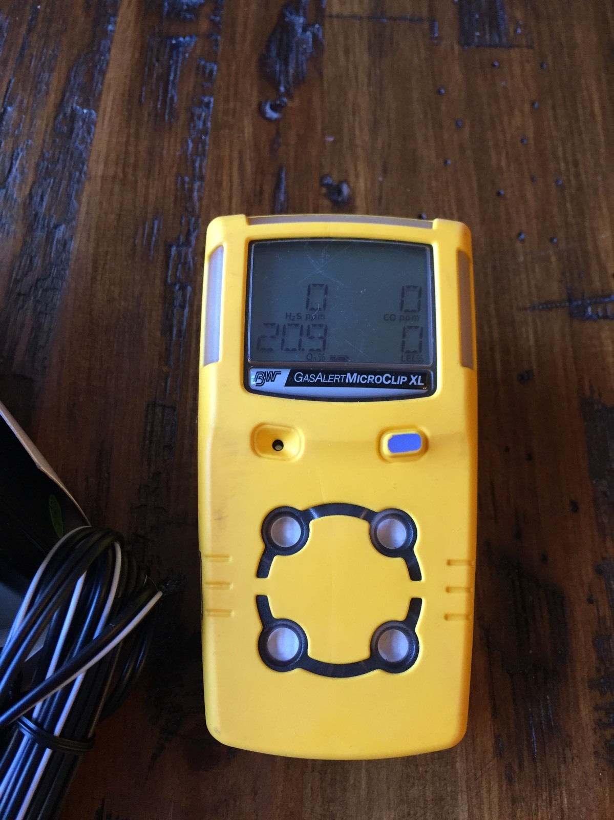 Gas Alert MicroClip XL Multigas Gas Monitor Detector Meter H2S,LEL,CO,O2 New OXY