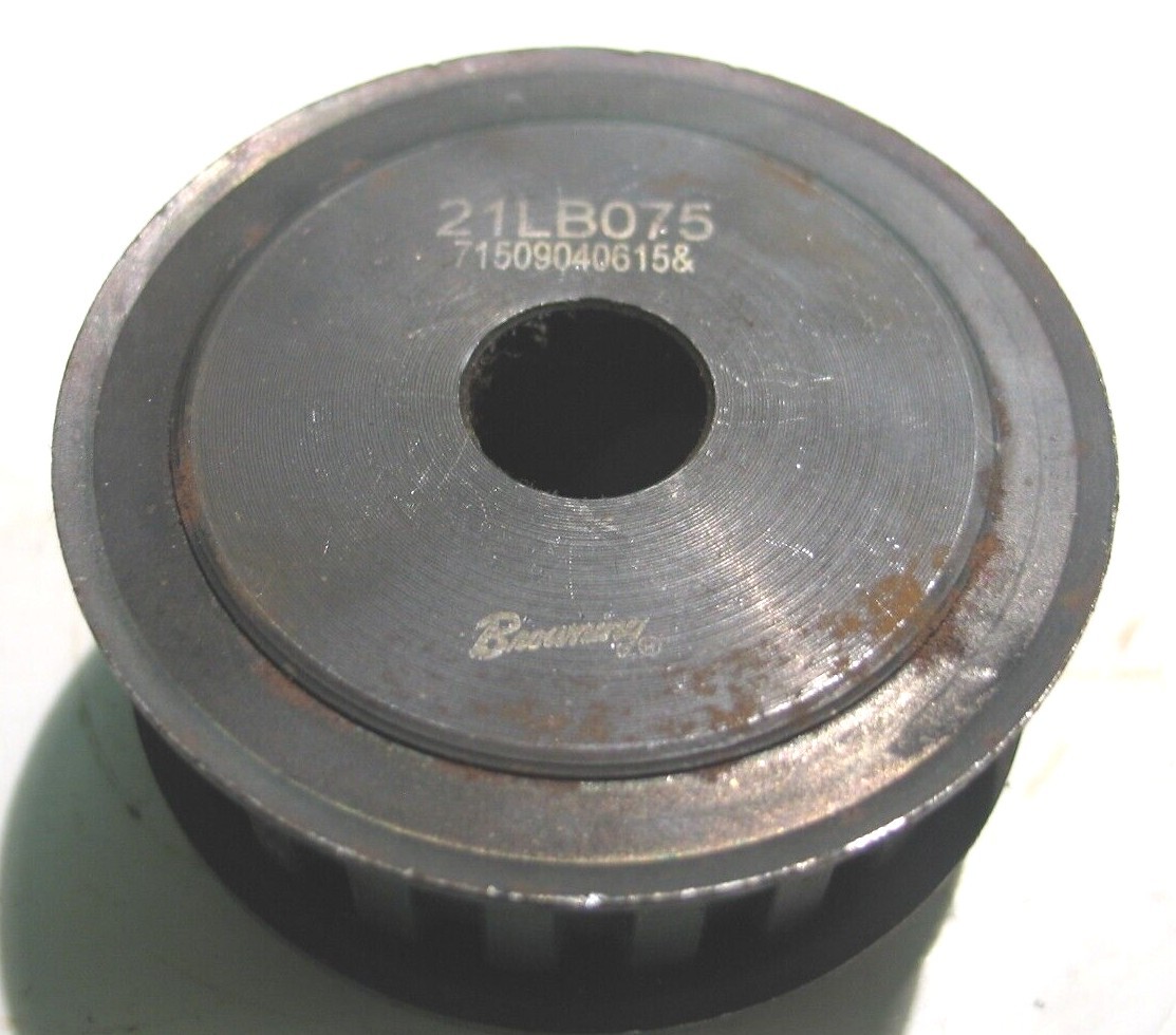 NEW BROWNING 21LB075 TIMING PULLEY 3/8″P 21T 3/4″W 5/8″ ROUGH SIZED BORE P8859