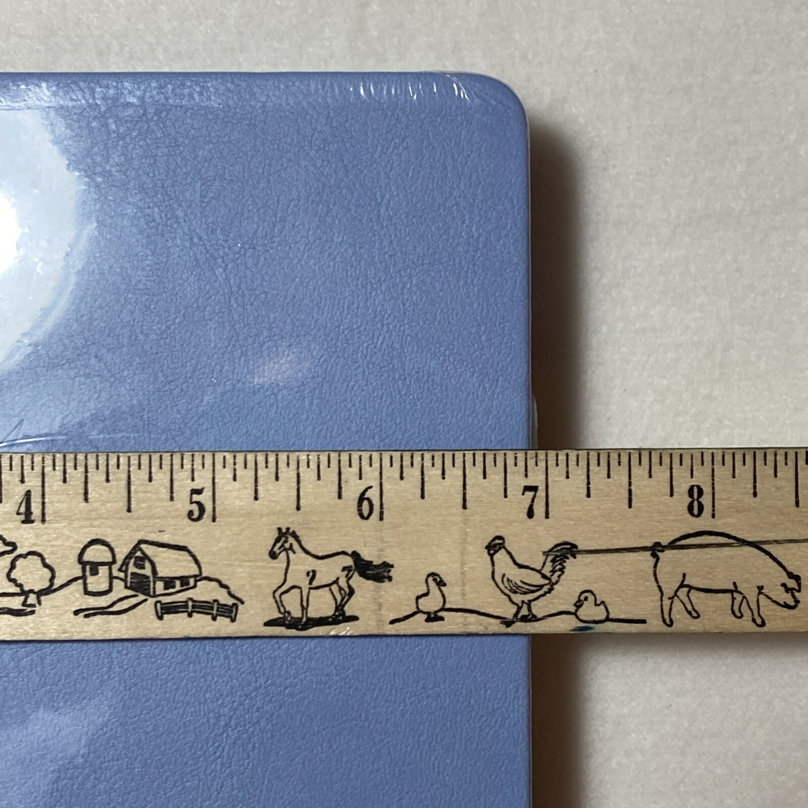 Clever Fox Teacher Lesson Planner Large Undated 7-Period Vertical Layout Blue