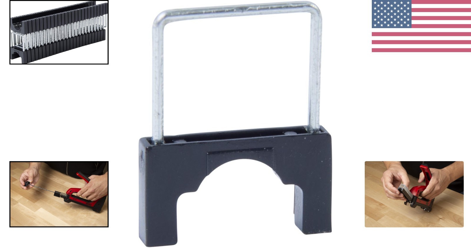 Versatile ½ Inch Cable Staples, 200 Pack by CableBoss – Barbed for Strong Hold