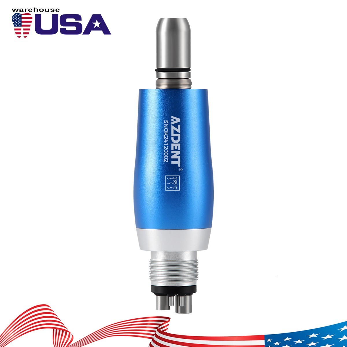 Premium Dental Hygiene Prophy Handpiece Air Motor 4 Holes WIth 4:1 Nose cone
