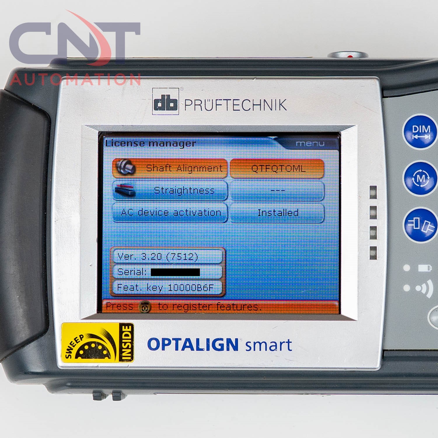 PRUFTECHNIK OPTALIGN Smart ALI 12.200 Industrial Laser Shaft Alignment System