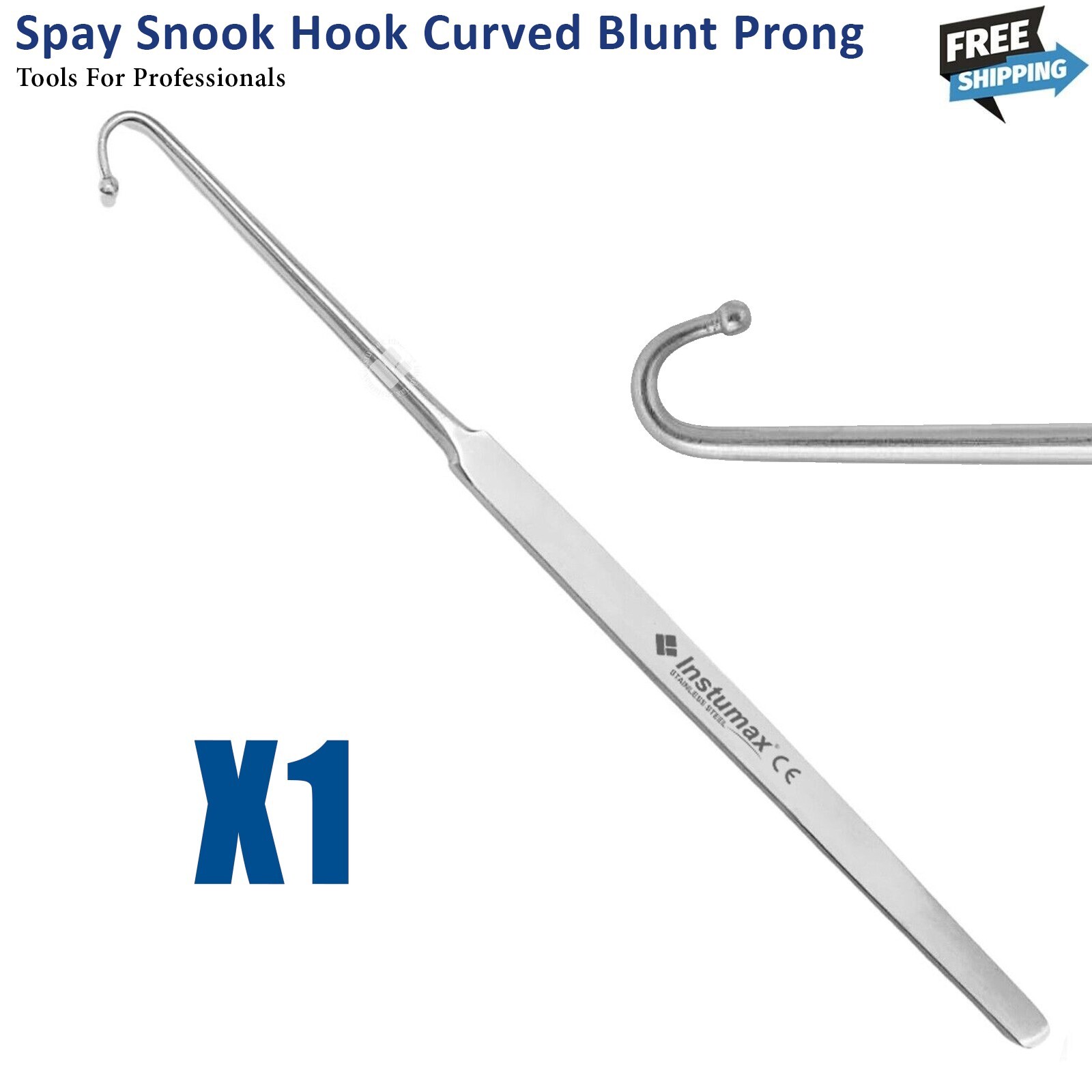 Feline Spay Surgical Kit Spay Snook Hook Forceps Animal Ovaries Veterinary Tools