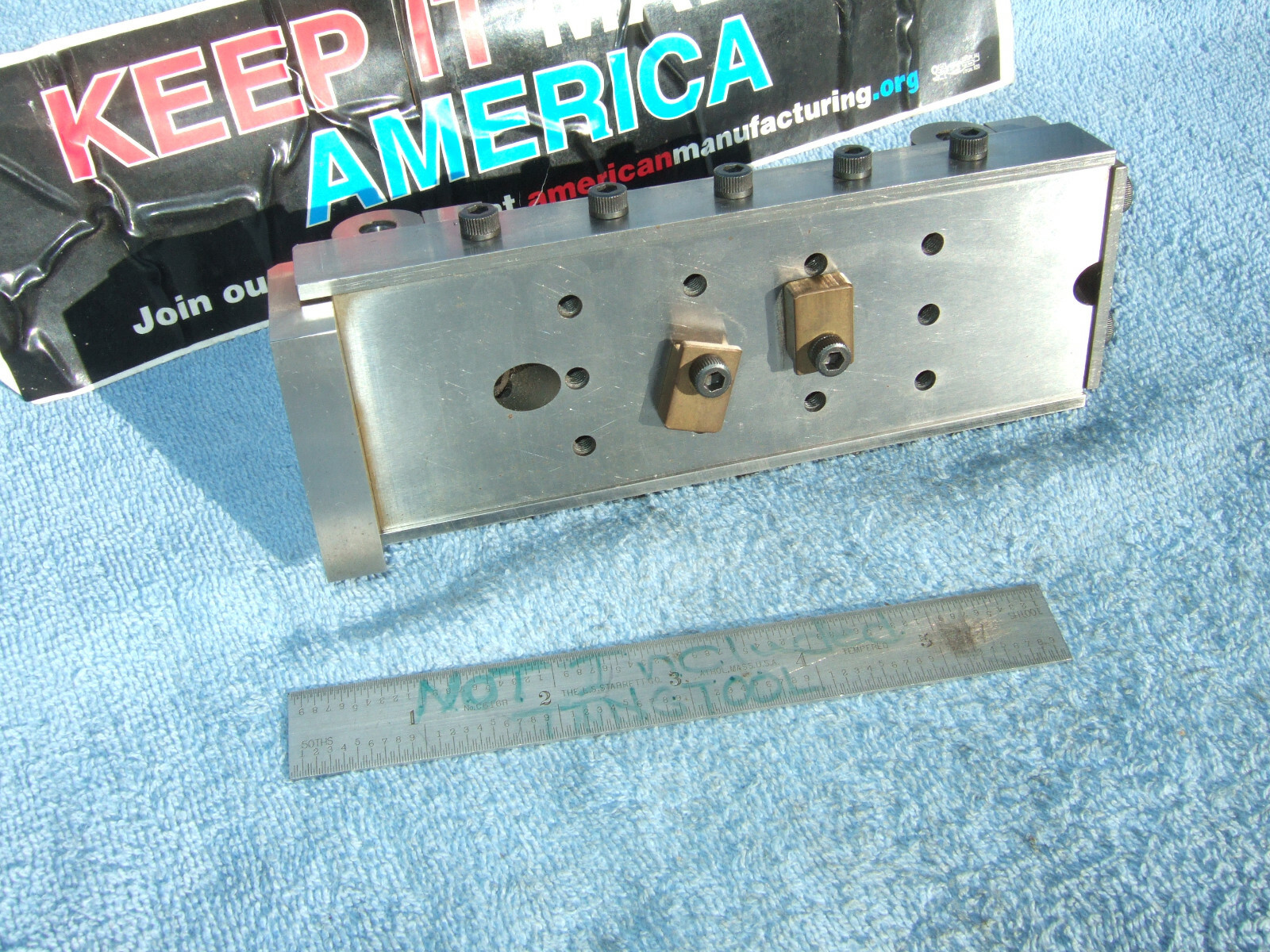 SINE PLATE TAFT-PEIRCE NO BOX 4 RAILS TOOLMAKER MACHINIST GRIND INSPECT EDM MILL