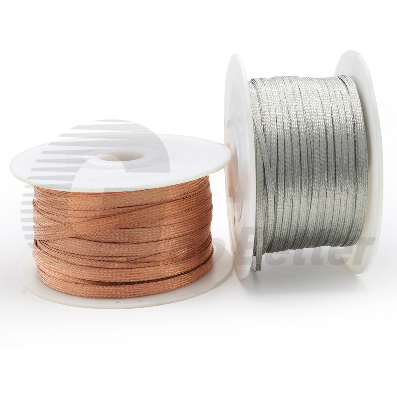 Tinned Copper / Pure Copper Metal Shielding Braided Wire Sleeving 2mm – 28mm