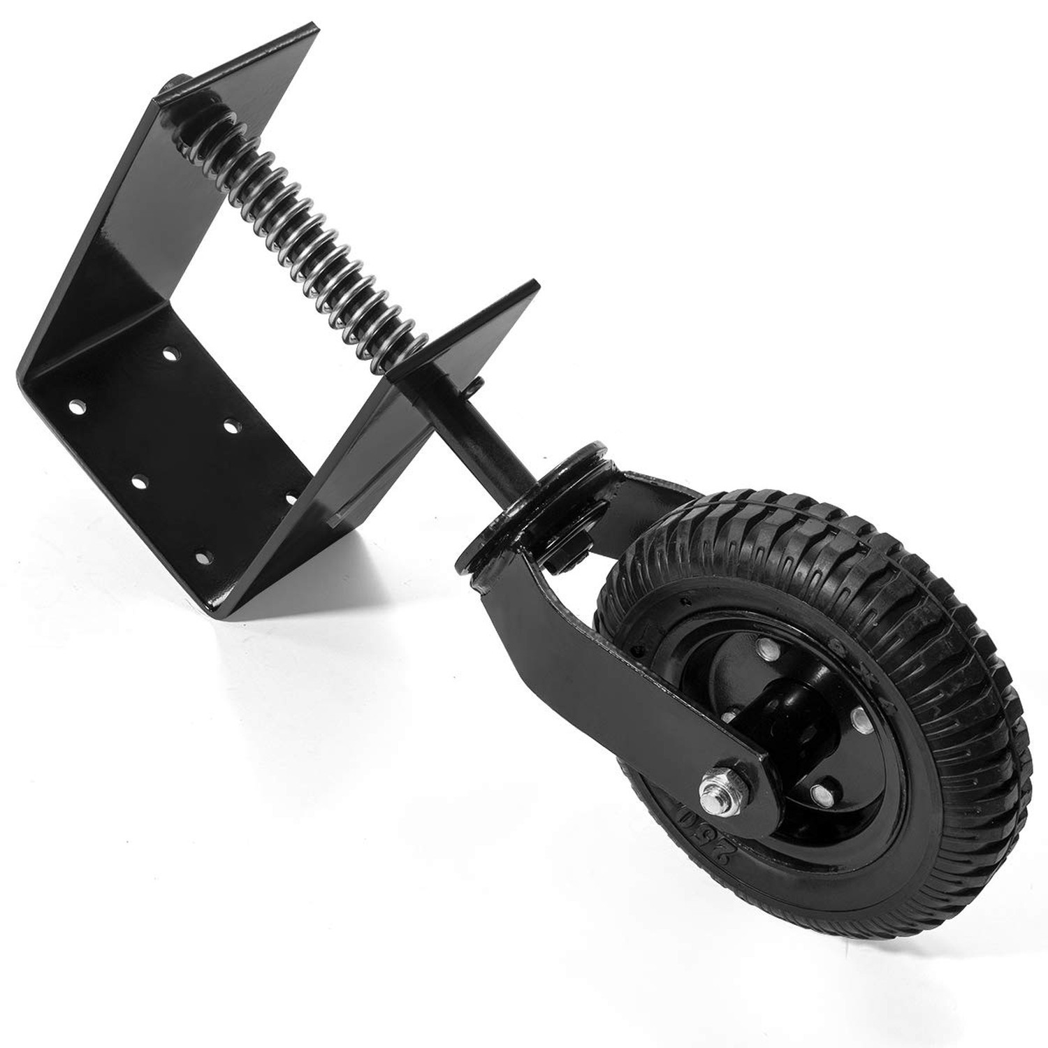 Stark USA Universal 8″ Flat-Free Tire Gate Wheel Suspension Spring-Loaded Woo…