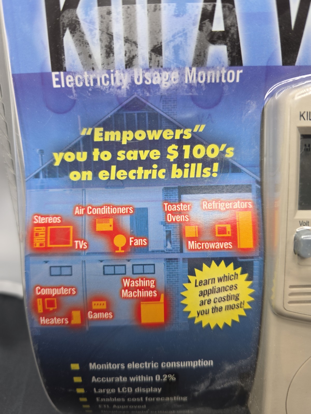 P3 International Kill A Watt P4400 Electricity Usage Monitor Power Meter New