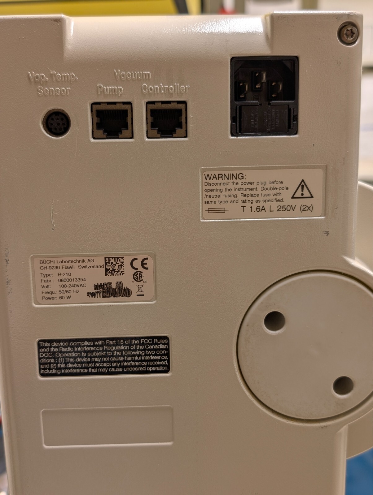 Buchi R210, Rotavapor w/Heating Bath Evaporation used