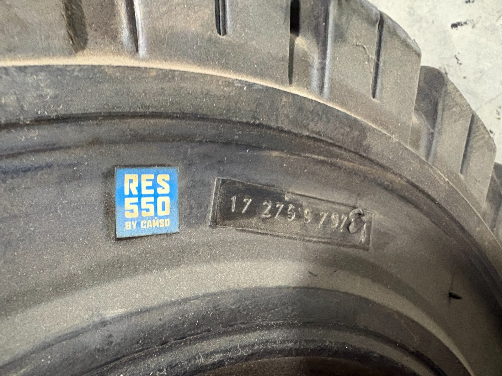 6.00-9 Solideal RES 550 Magnum Quick Solid ForkLift Tire 3197 Max Load