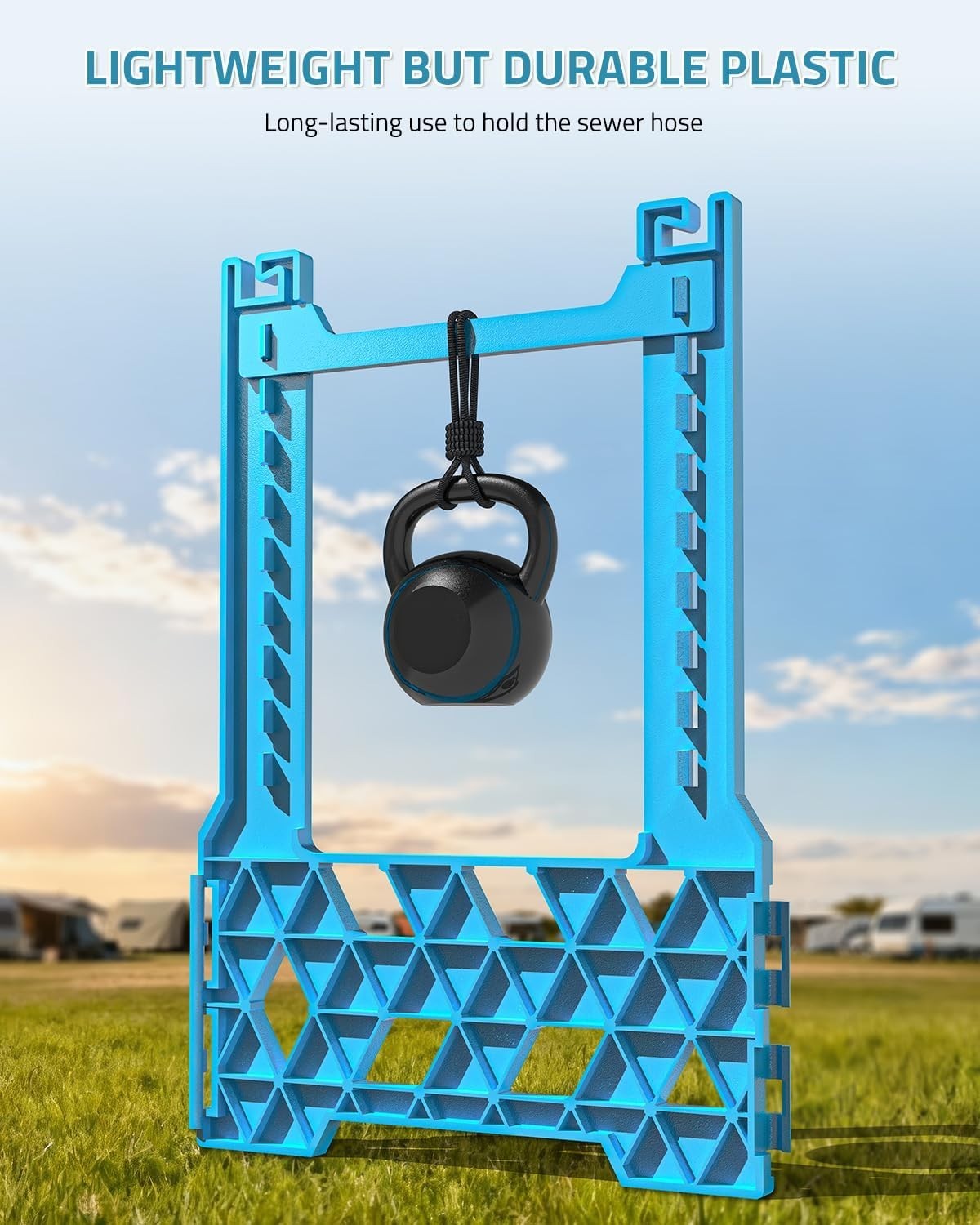 Soporte de altura ajustable para manguera de desagüe para autocaravanas, NEW US