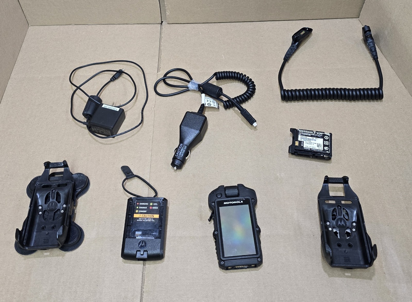 Motorola Si500 M7001A Video Speaker Microphone Body Camera With Accessories Lot1