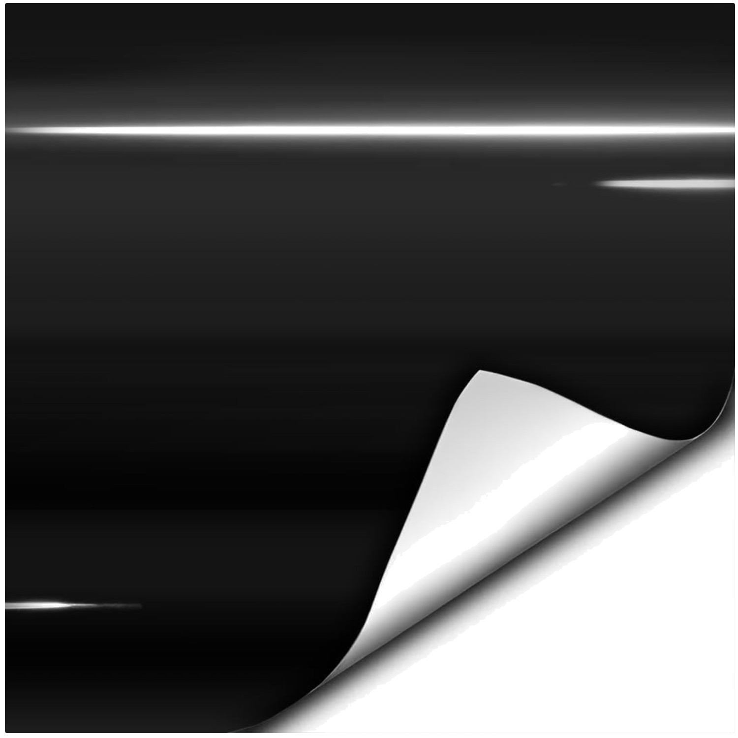 Gloss Black Vinyl Wrap Film with Air Release