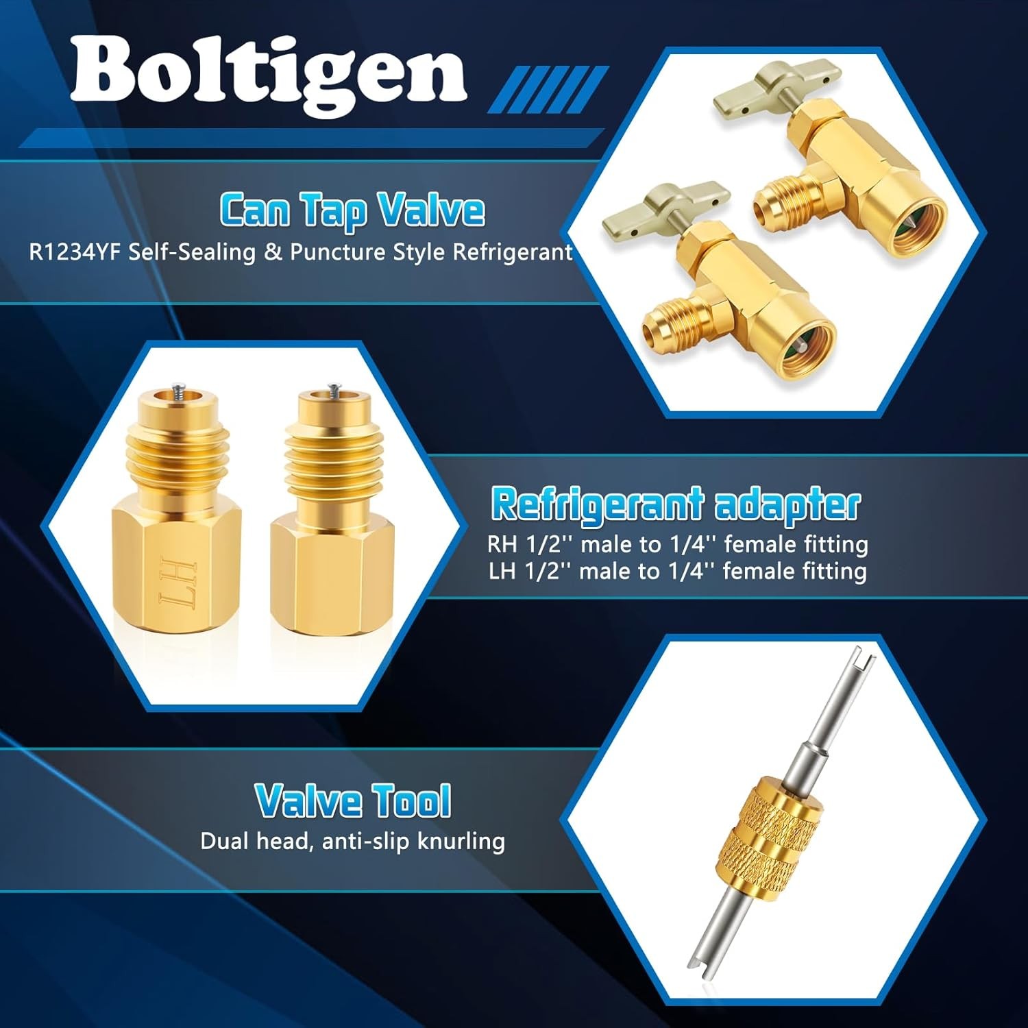 R1234YF Can Tap, R1234YF Self-Sealing and Puncture Style Refrigerant Can Tap Val