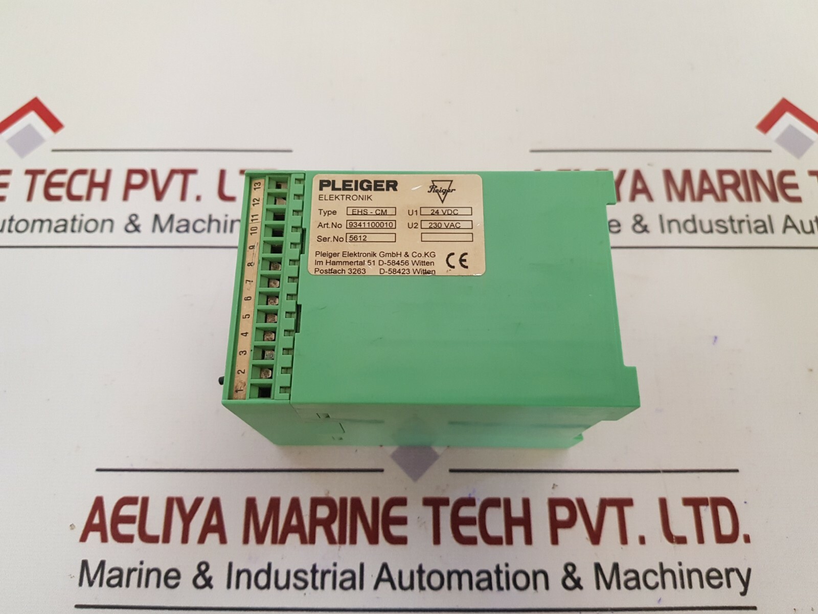 Pleiger Elektronik EHS-CM Control Module 9341100010 AC/DC 230V/24V