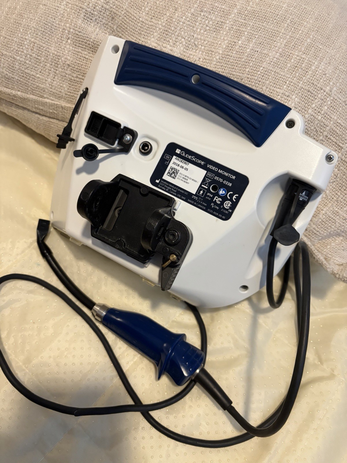 3x GlideScope Monitors w/ Camera Probe Parts/Repair Tested
