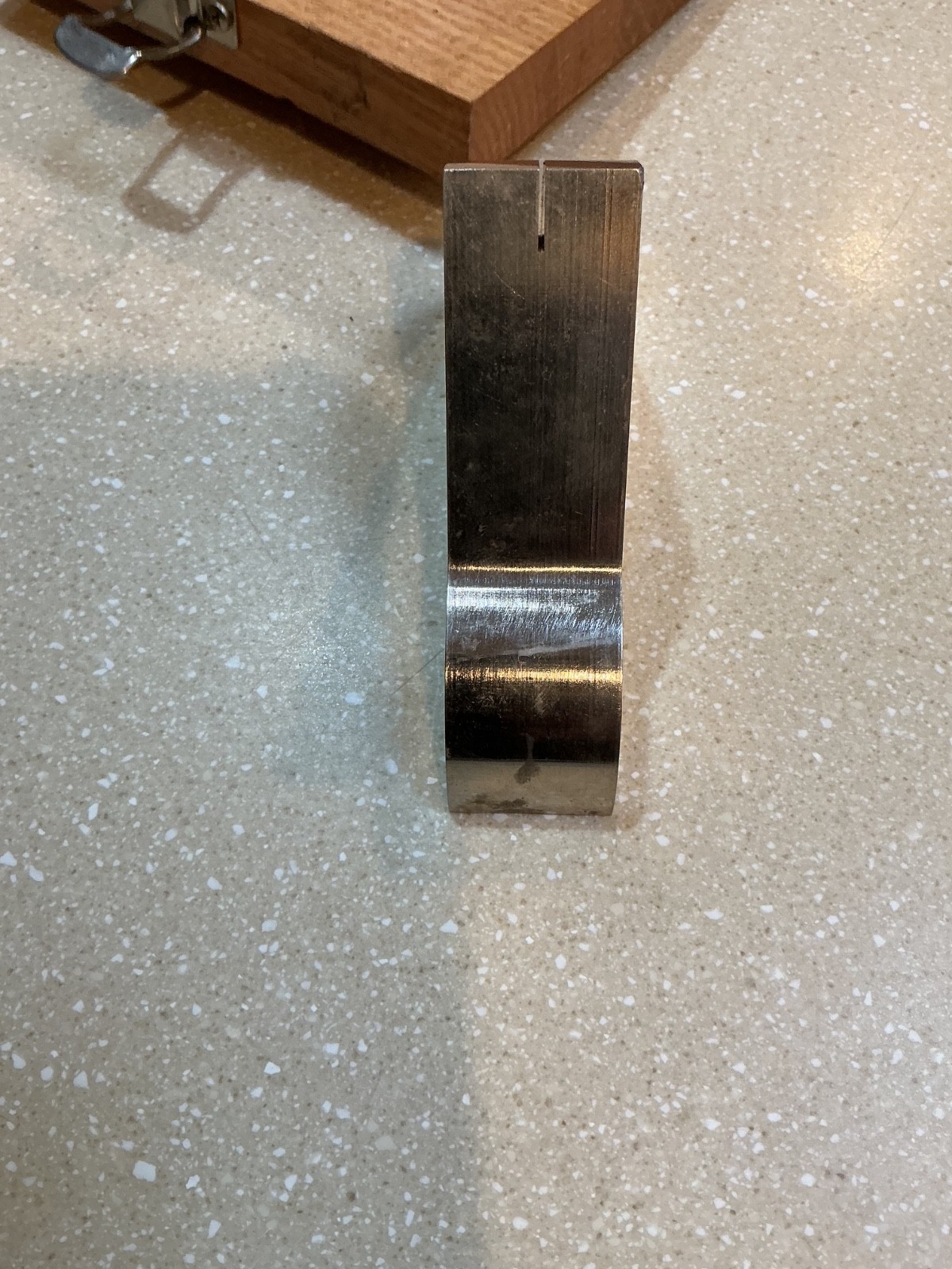 Ultrasonic testing DSC test block, steel, Panametrics TB7549-1