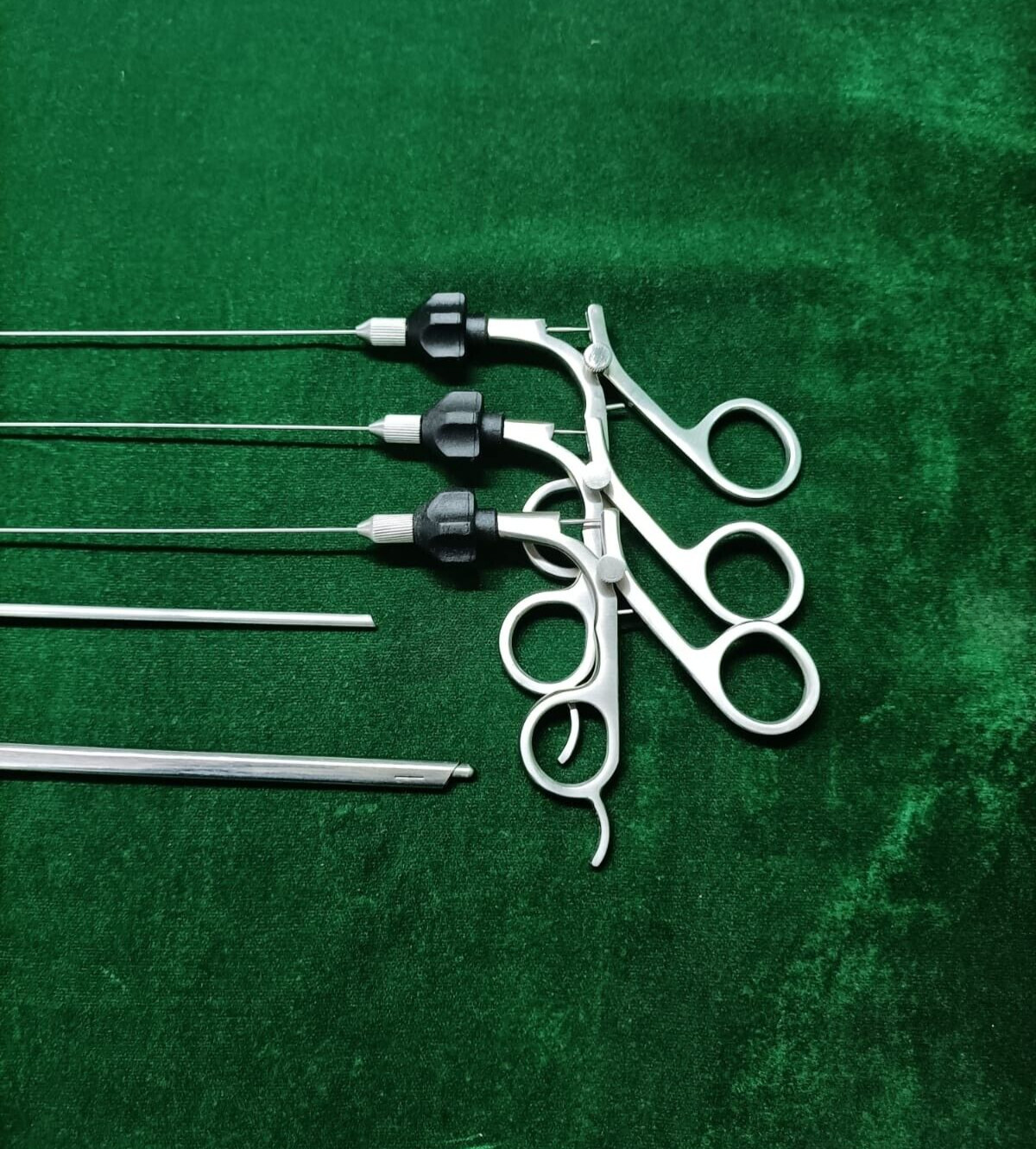 Hysteroscopy Semi Rigid Froceps Set, Bettocchi Sheath 4mm & Cystoscope 30 Degree