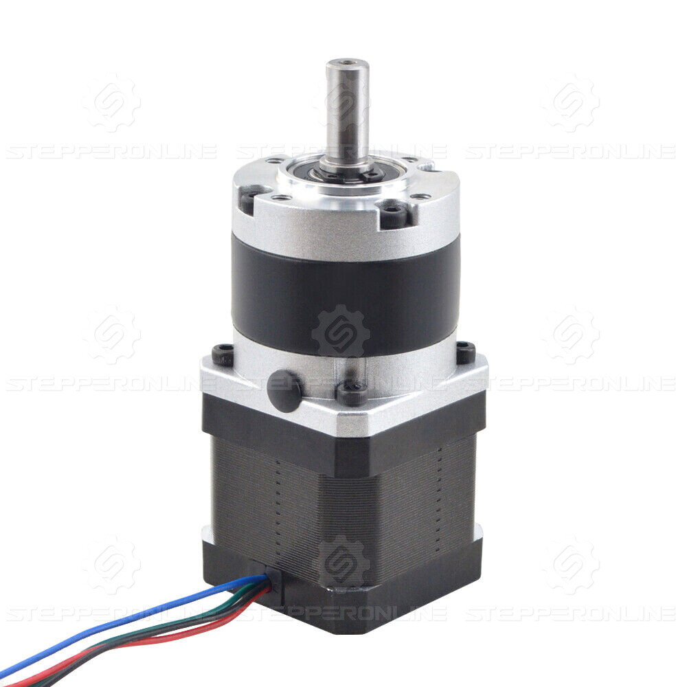 5:1/10:1/20:1/50:1 Nema 17 Planetary Gearbox for 42 Motor 1.68A Gear Motor Φ8mm