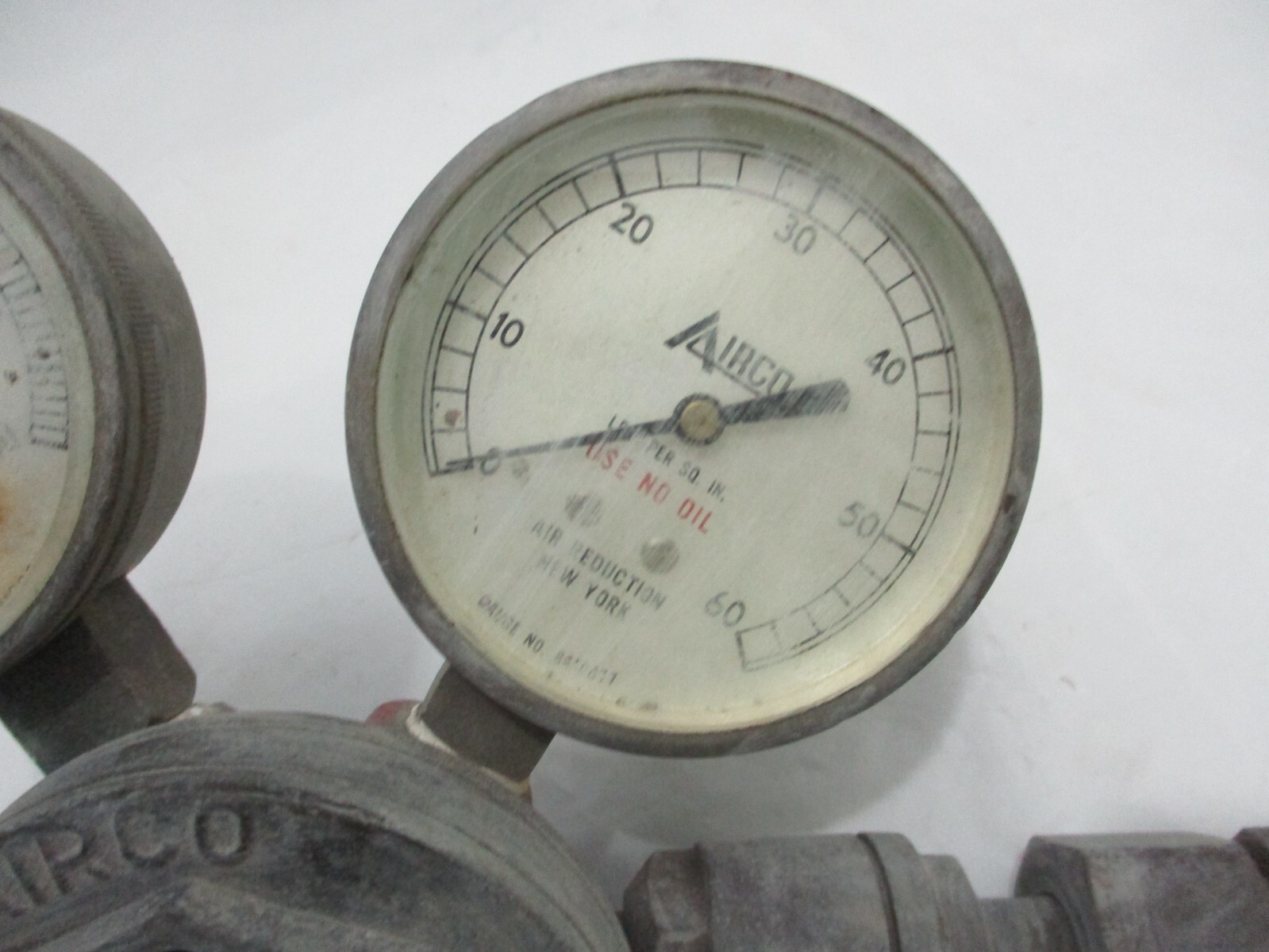 Airco 2 stage Acetylene Regulator Style # 820 Tested Working