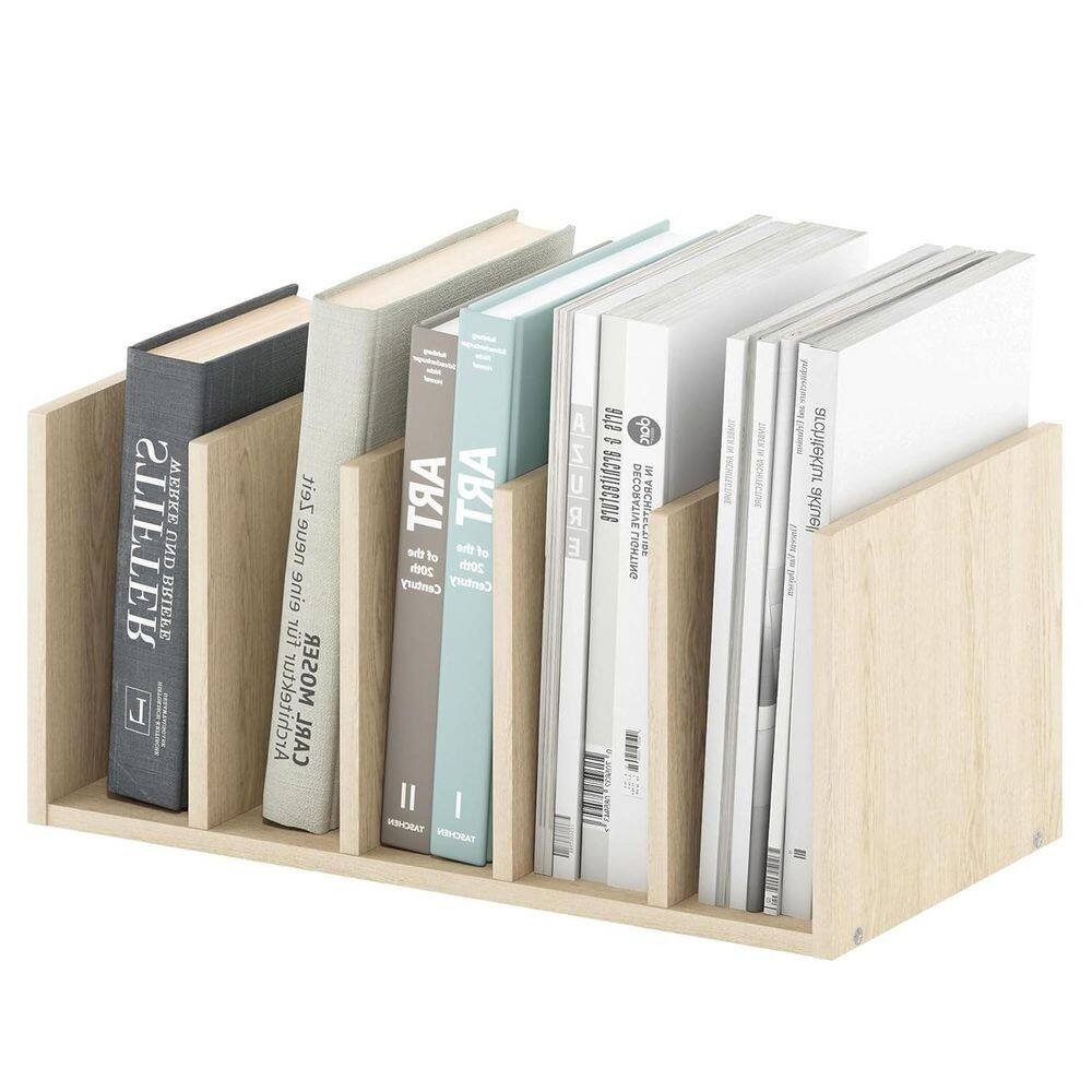 Beige 16.3 In. X 6.6 In. Wood Modern Desk Organizer, Set of 2
