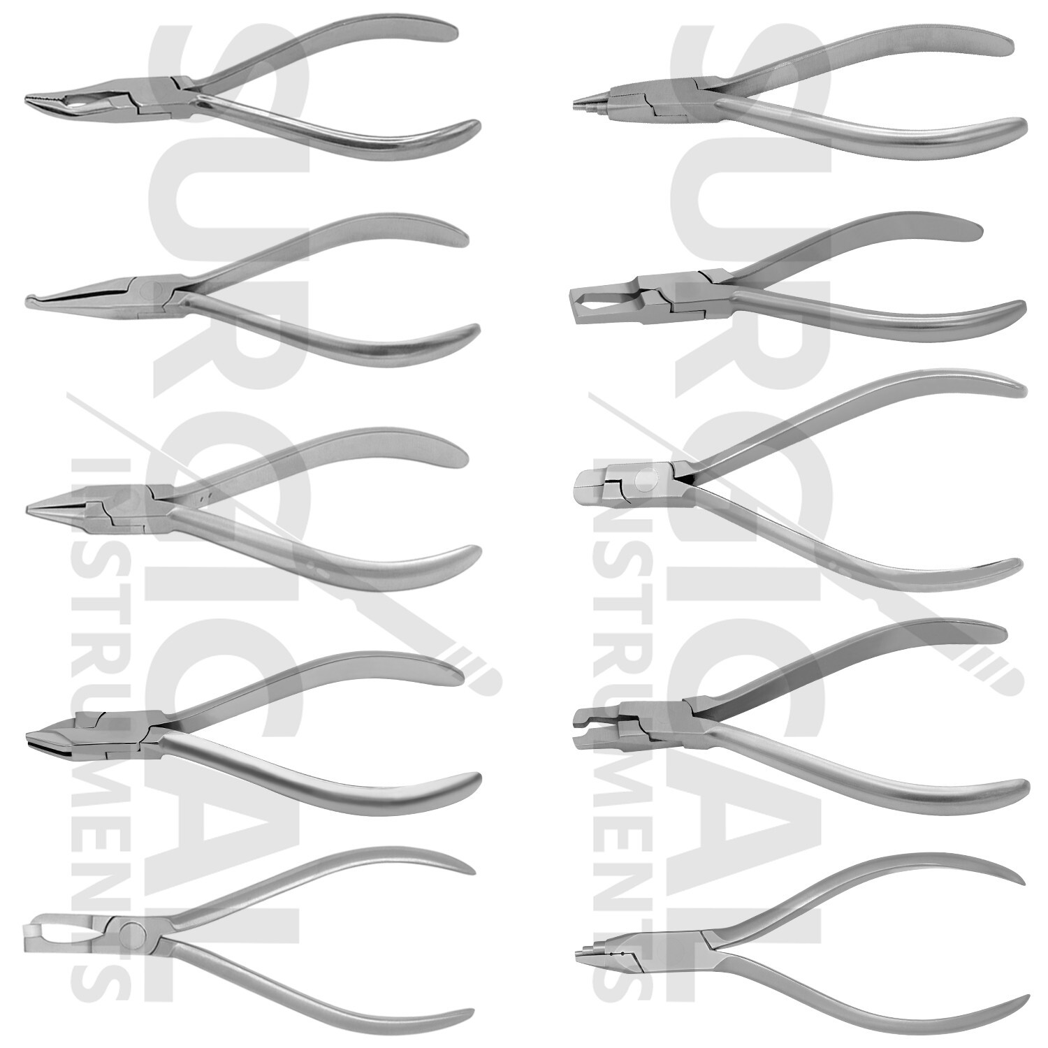 10 Orthodontic Pliers Dental Instruments Laboratory Lab Stainless German grade