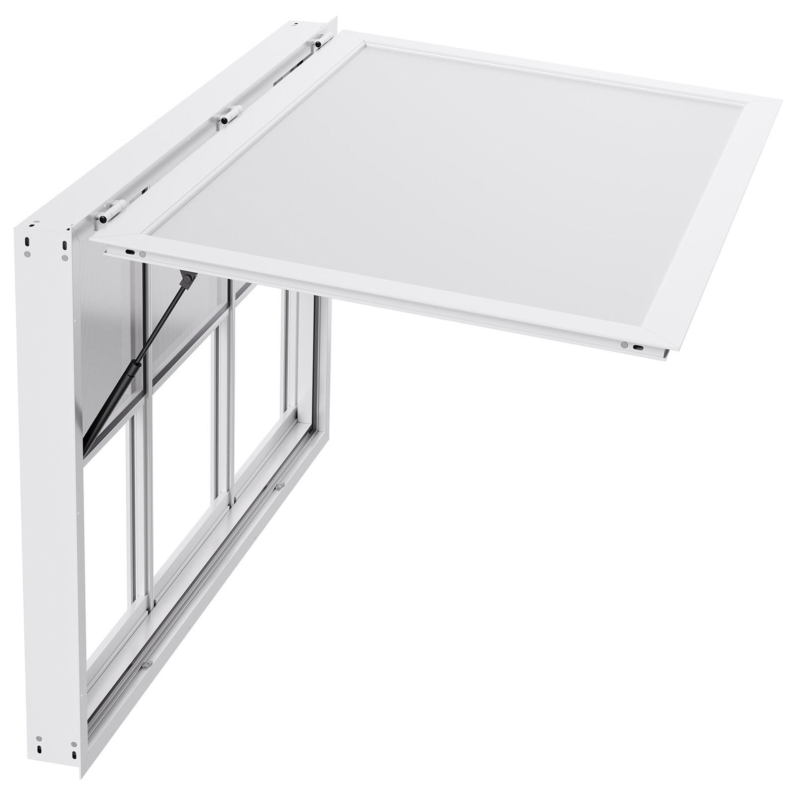 Uimoso 60x36in Concession Food Truck Serving Window with Aluminum Alloy Awning