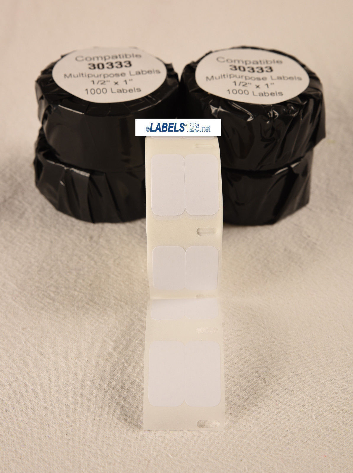 30333 White Blank Paper Rolls w/ 1000 Labels p/r Compatible Dymo® LW Printers