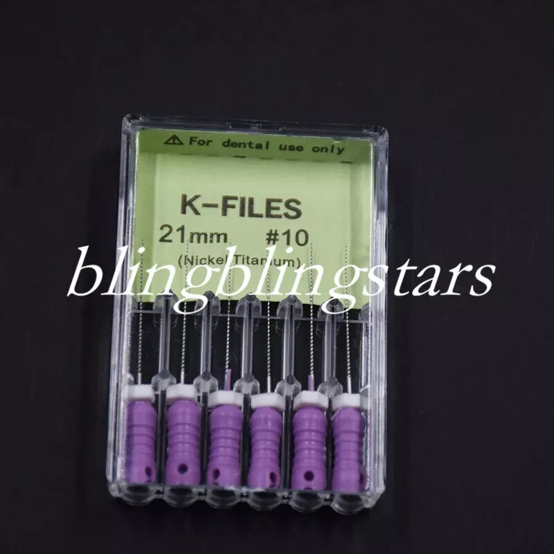 1 Box Endodontic Dental K-FILES 21/25/31mm Niti Nickel Titanium Root Canal File
