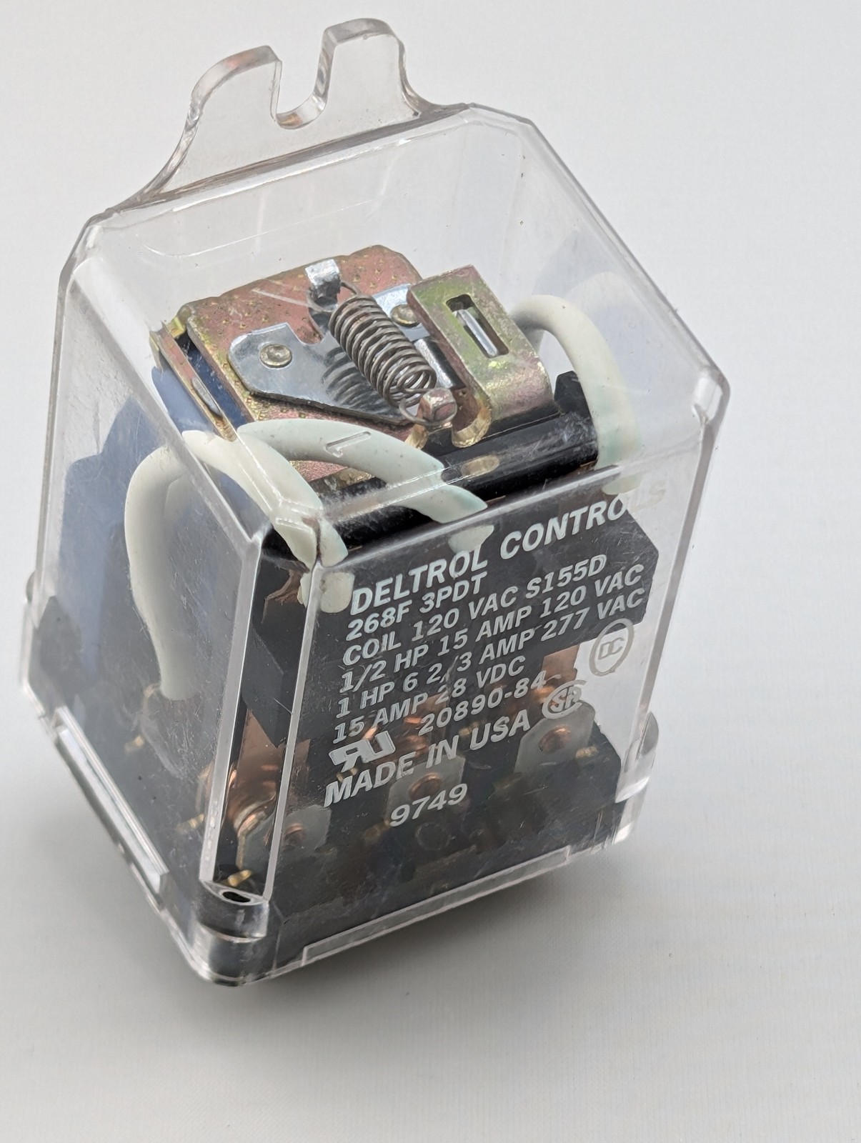 Deltrol Control General Purpose Relay 3PDT 120 Volt AC Coil (R-100)