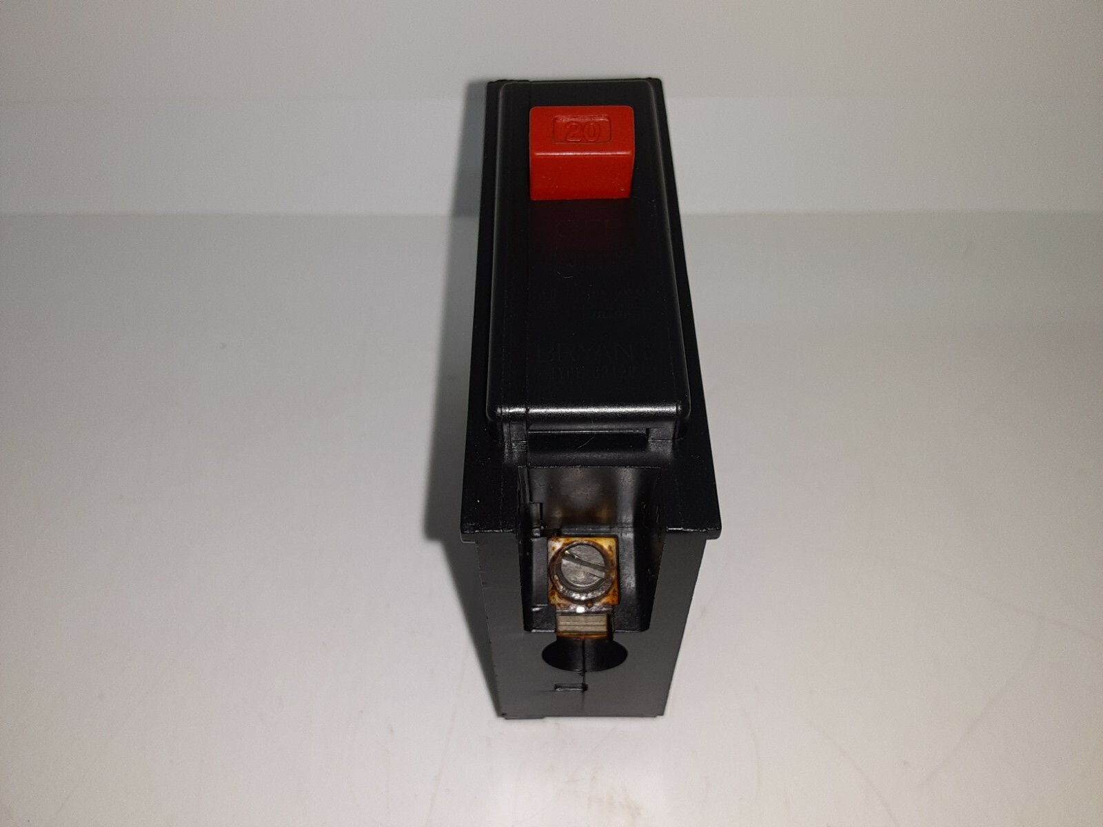 Bryant BR120 1 POLE 20 AMP 120V CIRCUIT BREAKER Type BR RED HANDLE