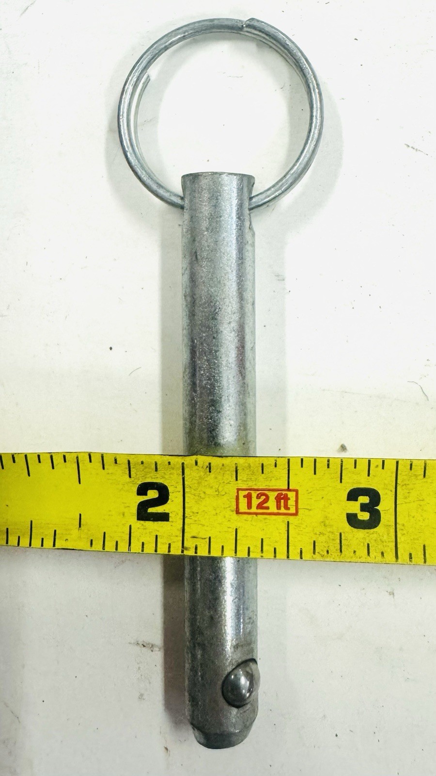 3/8 In. X 3 In. Cotterless Hitch Pin with Ring (2-Pack)