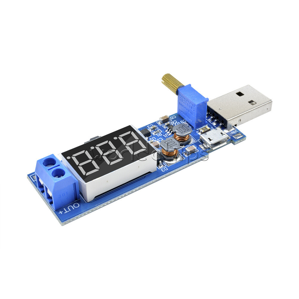 DC-DC 5V to 1.2V-24V USB Step Up Down Adjustable Converter Power Supply Module