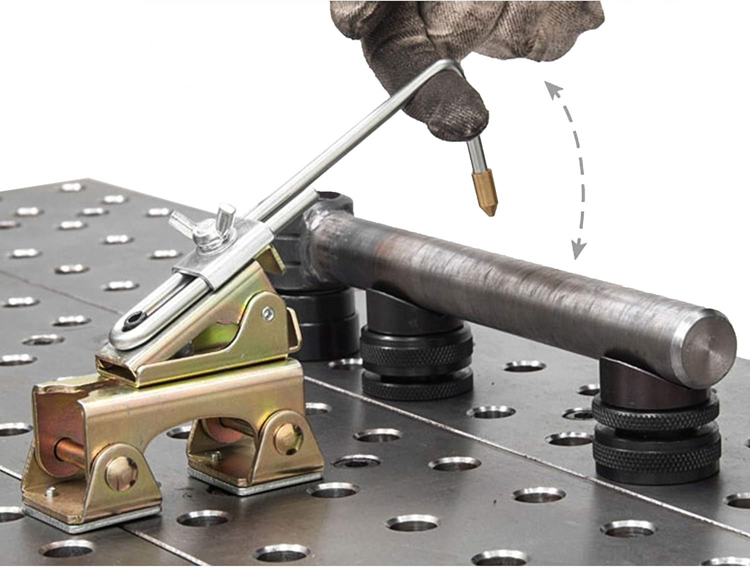 Adjustable Brass Tip Welding Finger – Anti-Tipping Bolt