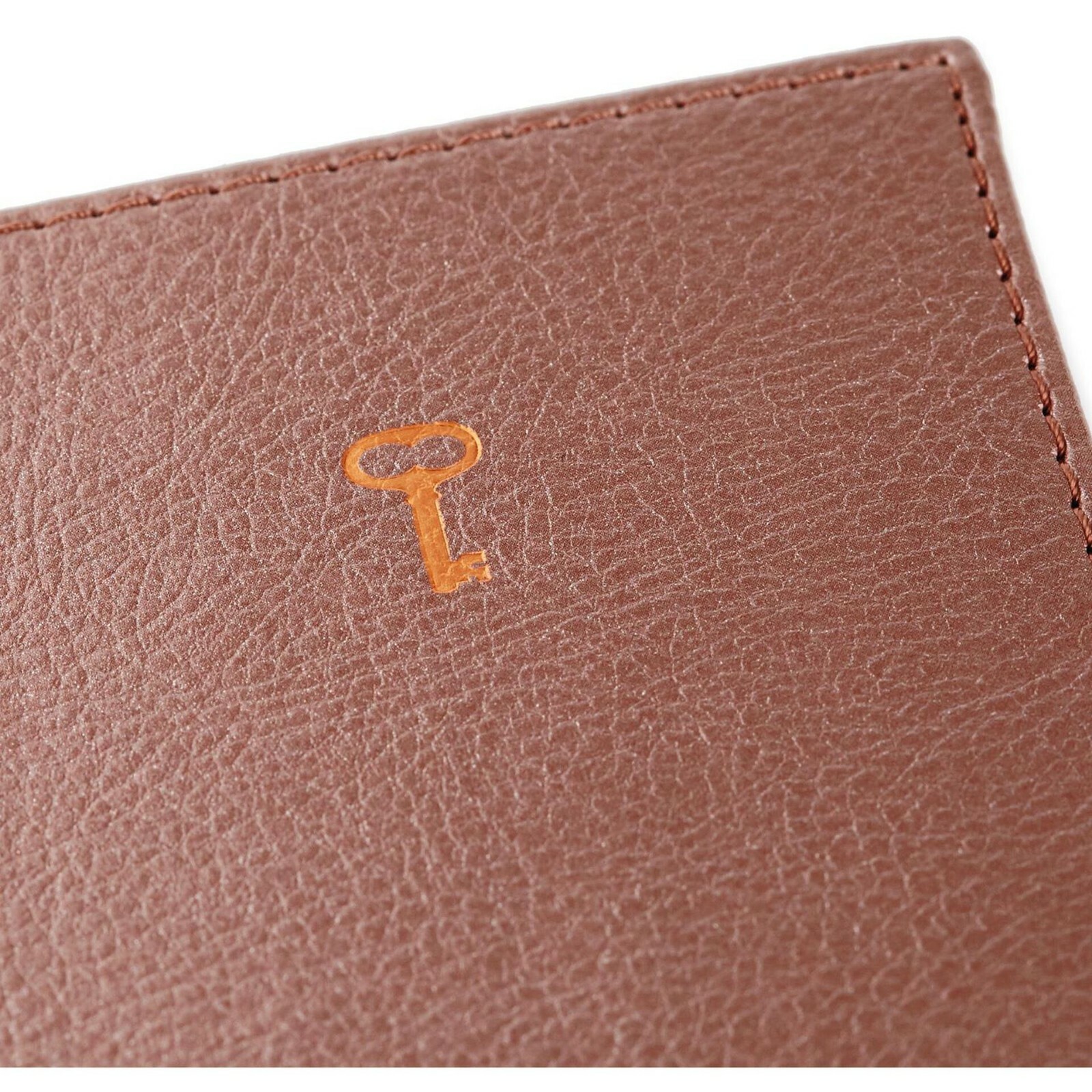 Hallmark Beautiful Rose Gold Key Sim Leather Password Keeper, 3.25″ x 6.25″