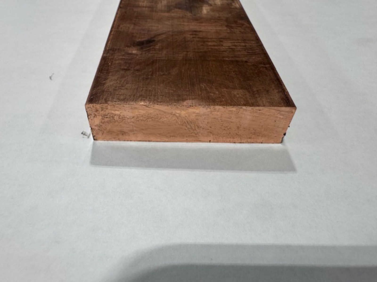 1/2″ x 3″ Copper 110 Flat Bar x 6 Inches Long