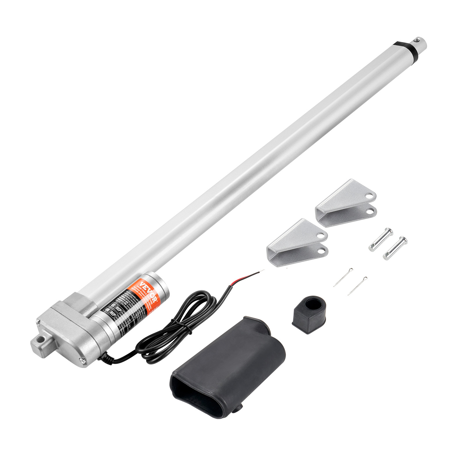 VEVOR Linear Actuator 12V 20 Inch IP65 Waterproof Actuator 660lbs/3000N 0.19″/s