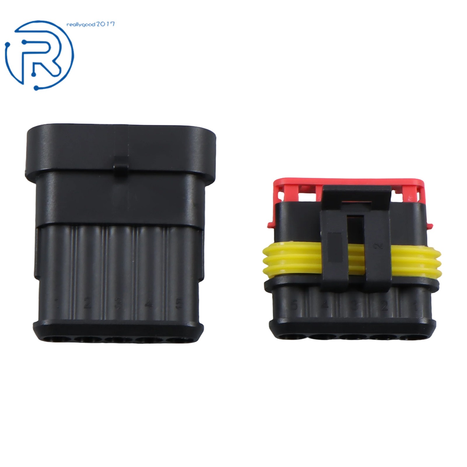 800Pcs Waterproof Automotive Electrical Wire Connectors Plug Kit 1/2/3/4/5/6 Pin